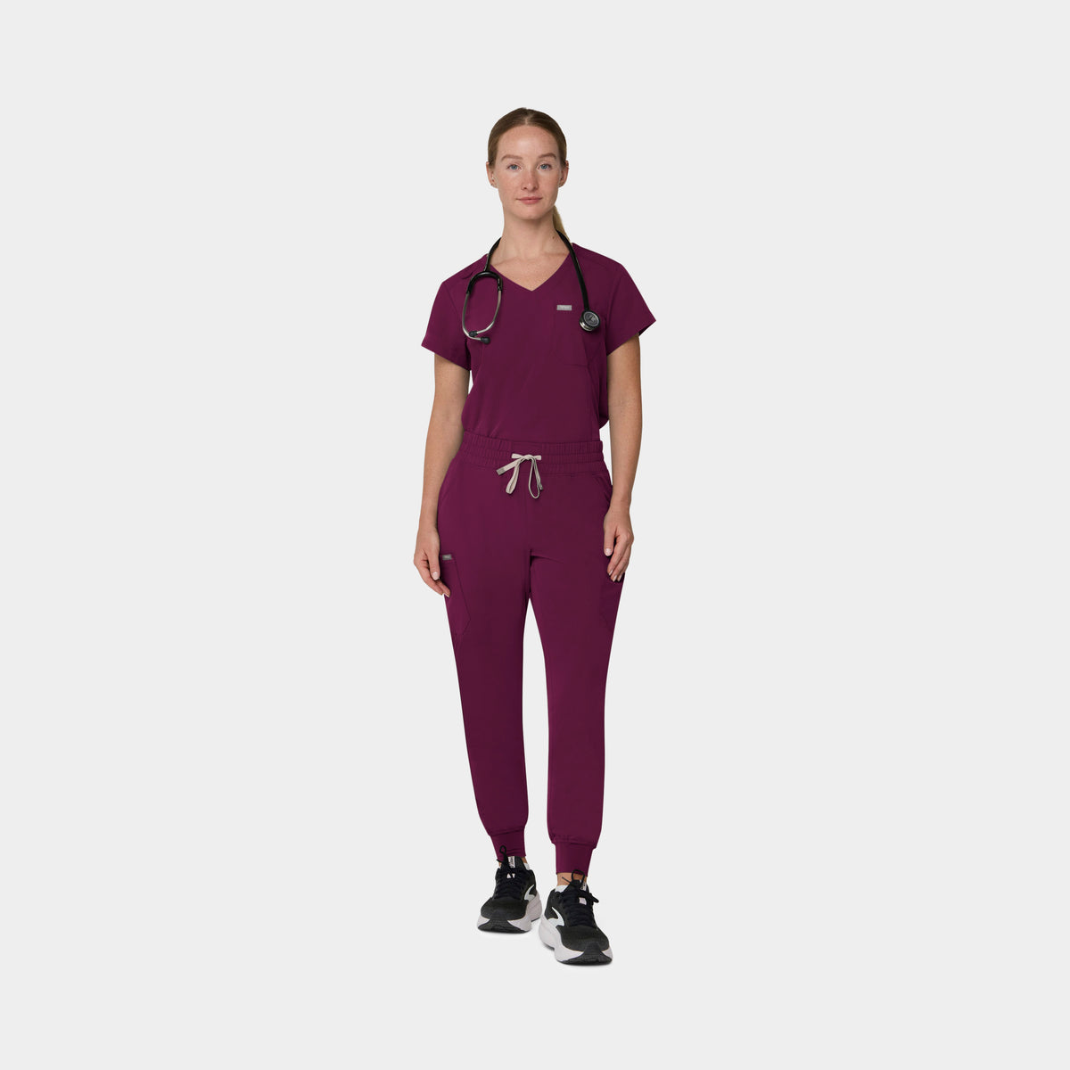 Women's 1-Pocket Hi-Low V-Neck Scrub Top