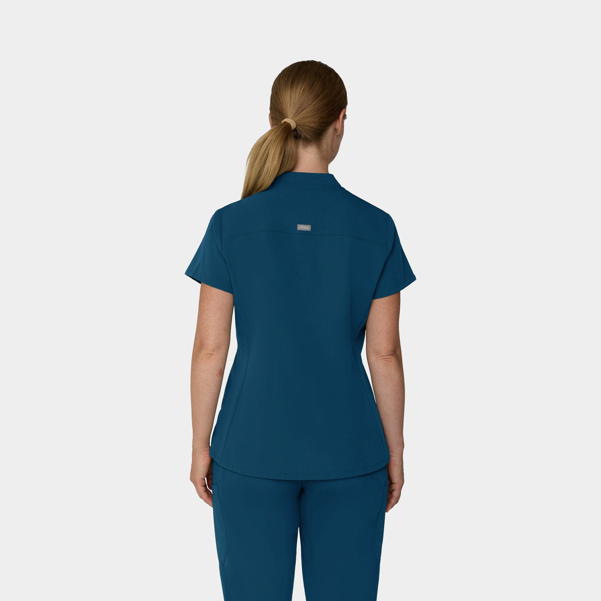 Women's 2-Pocket 1/4-Zip Scrub Top