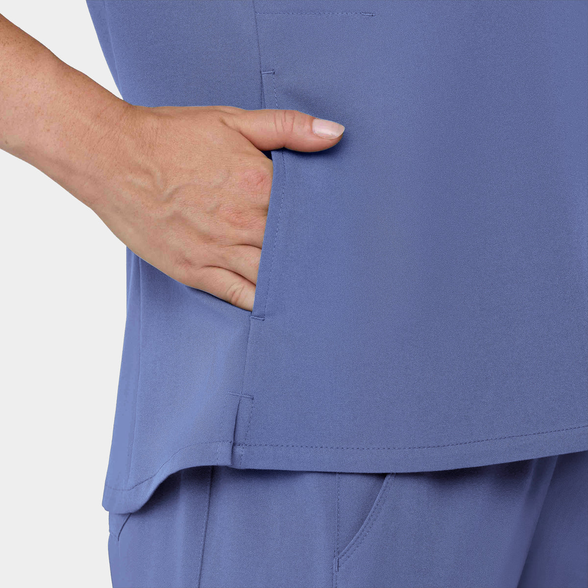 Women's 2-Pocket 1/4-Zip Scrub Top