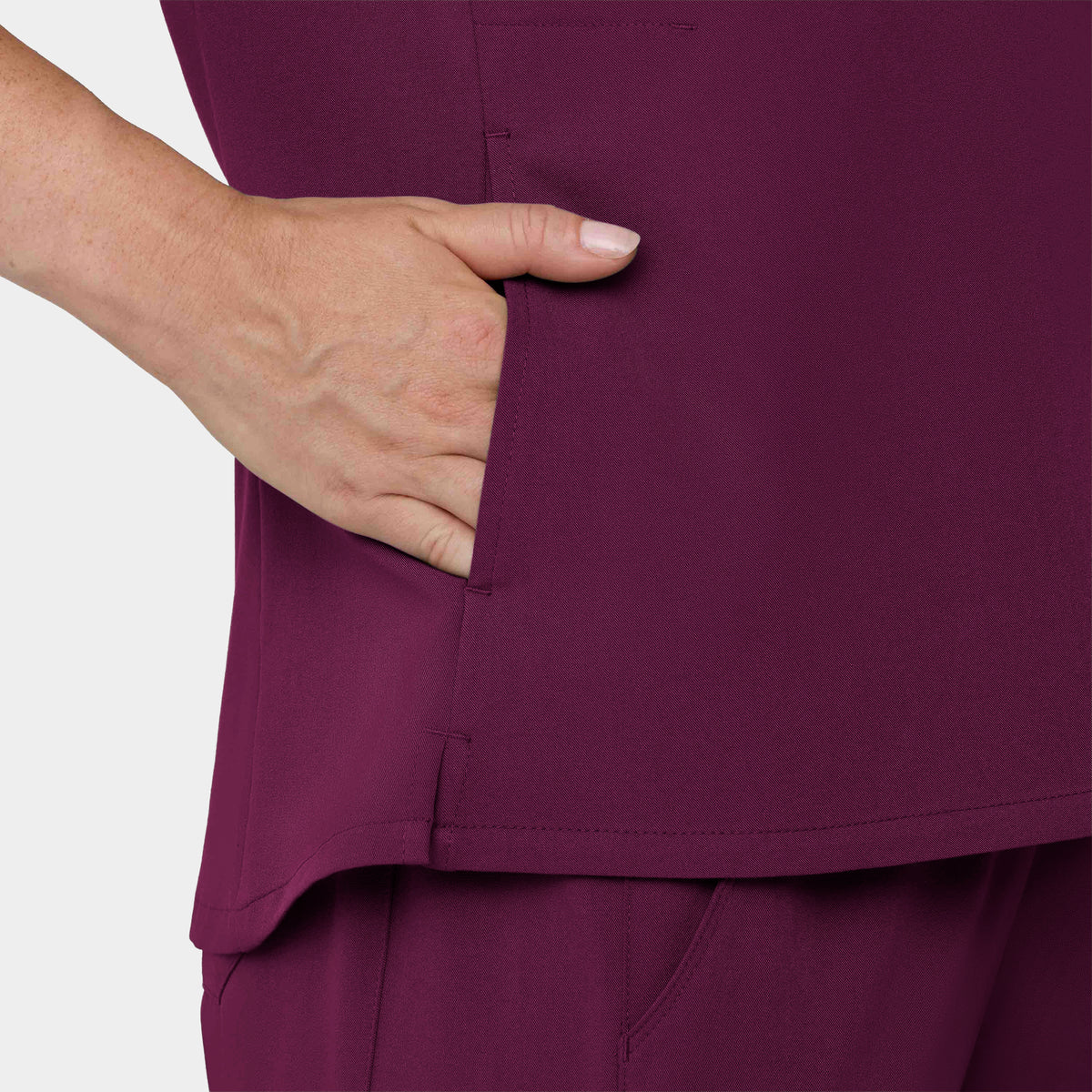 Women's 2-Pocket 1/4-Zip Scrub Top