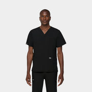 Men's 3-Pocket V-Neck Scrub Top