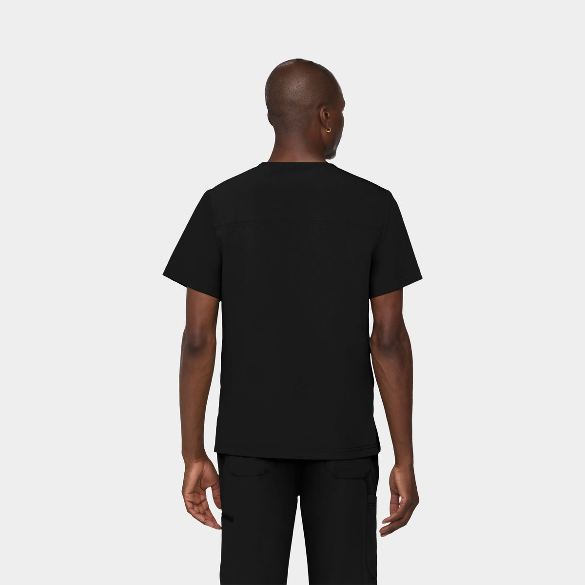 Men's 3-Pocket V-Neck Scrub Top