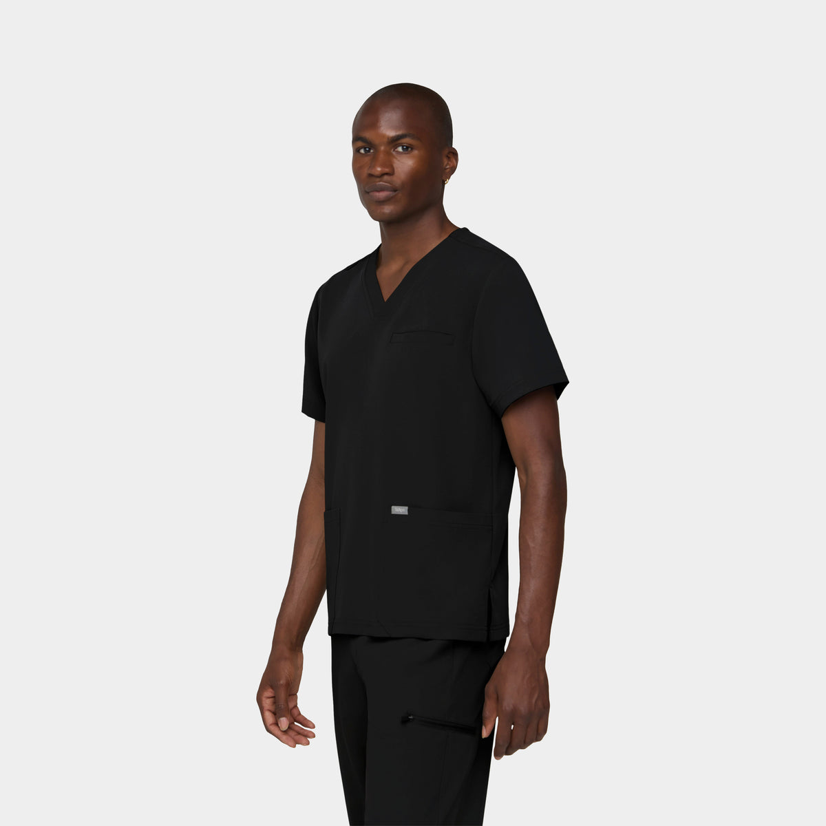 Men's 3-Pocket V-Neck Scrub Top