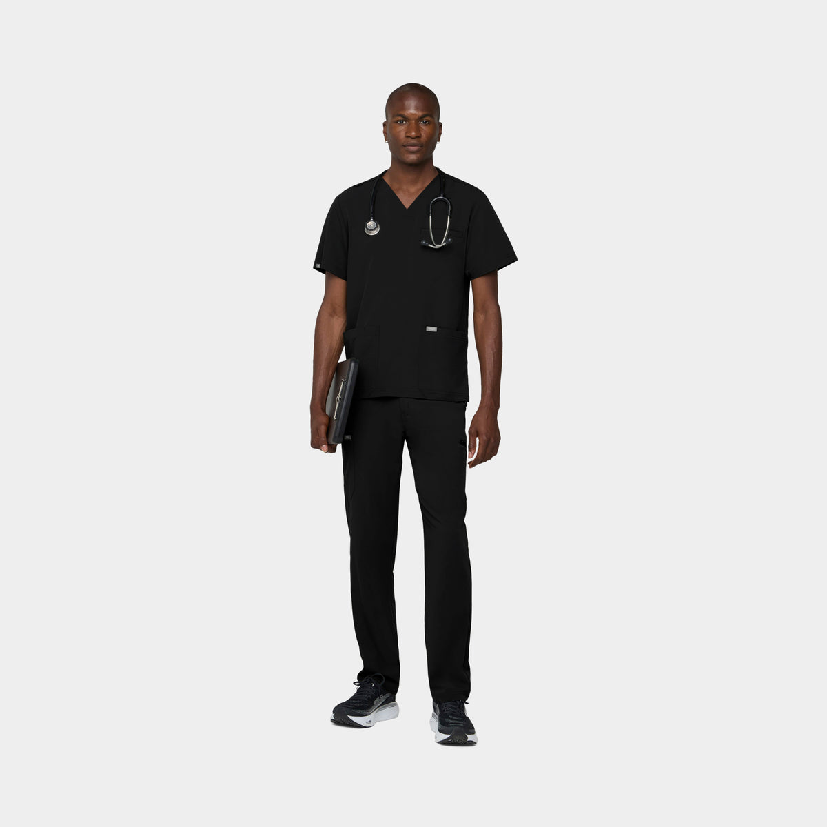 Men's 3-Pocket V-Neck Scrub Top