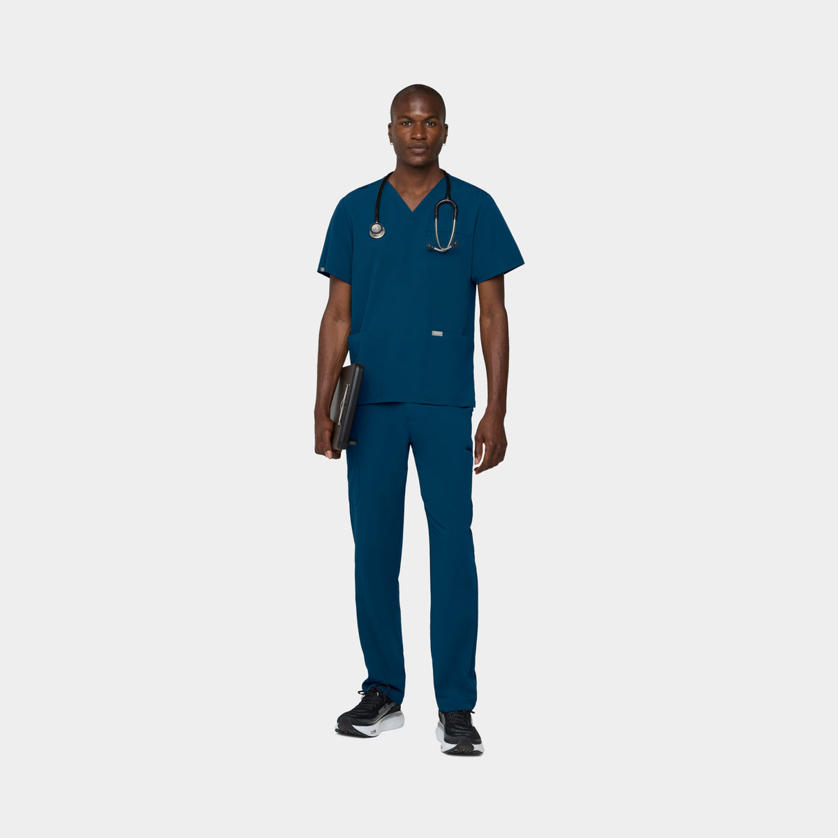 Men's 3-Pocket V-Neck Scrub Top