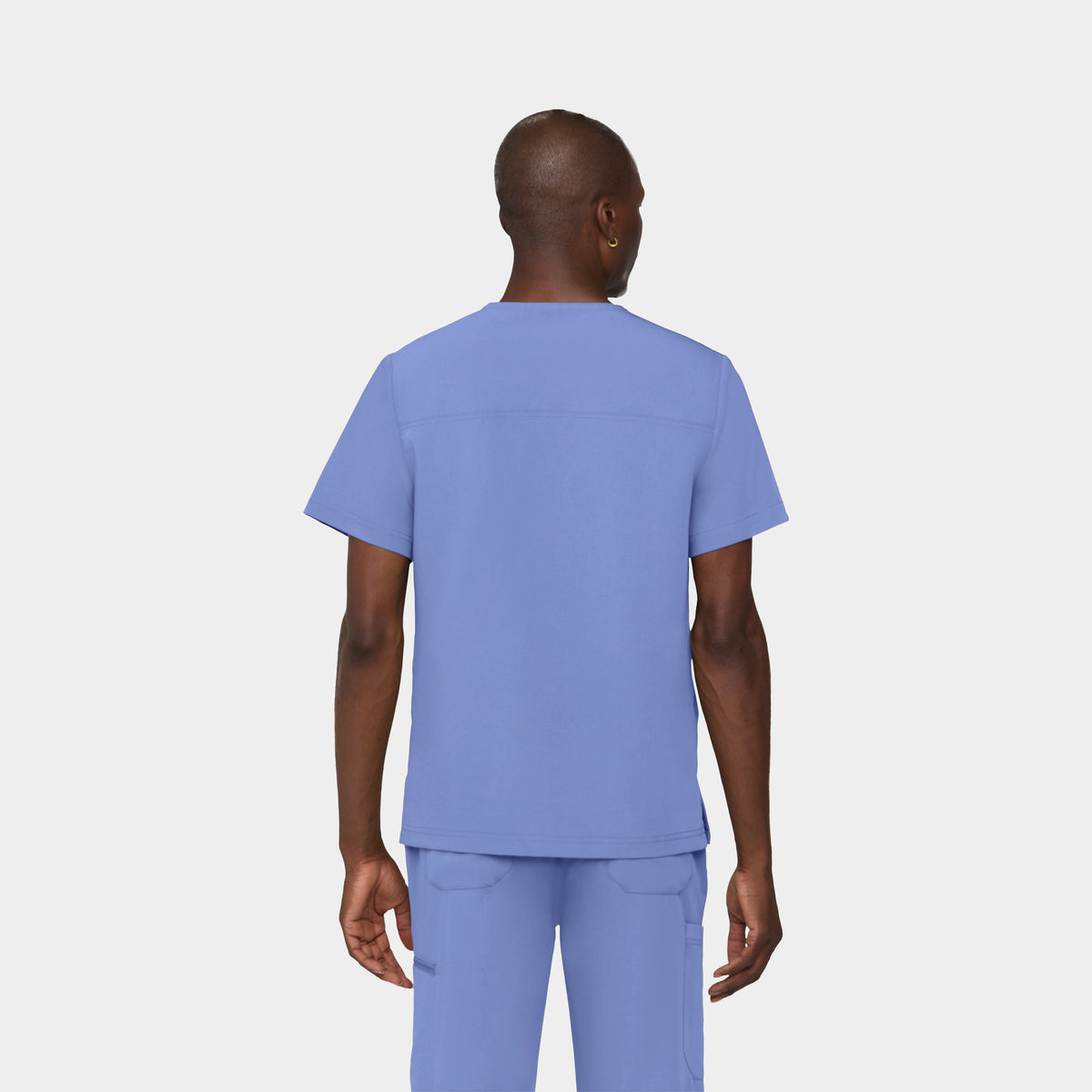 Men's 3-Pocket V-Neck Scrub Top