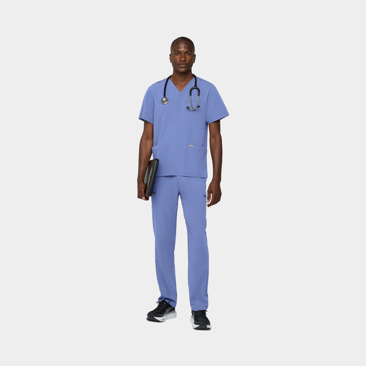 Men's 3-Pocket V-Neck Scrub Top
