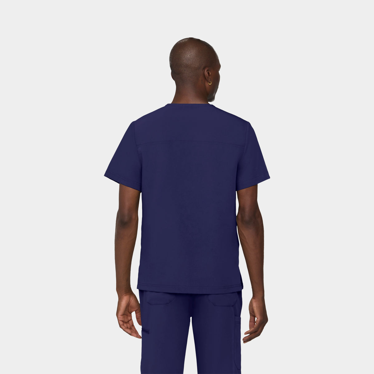 Men's 3-Pocket V-Neck Scrub Top