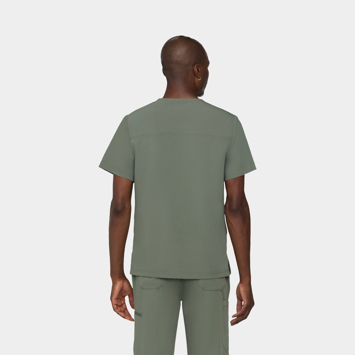 Men's 3-Pocket V-Neck Scrub Top