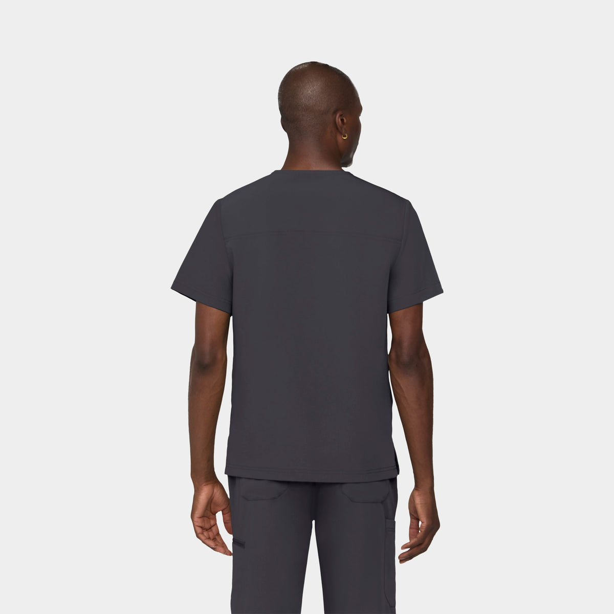 Men's 3-Pocket V-Neck Scrub Top
