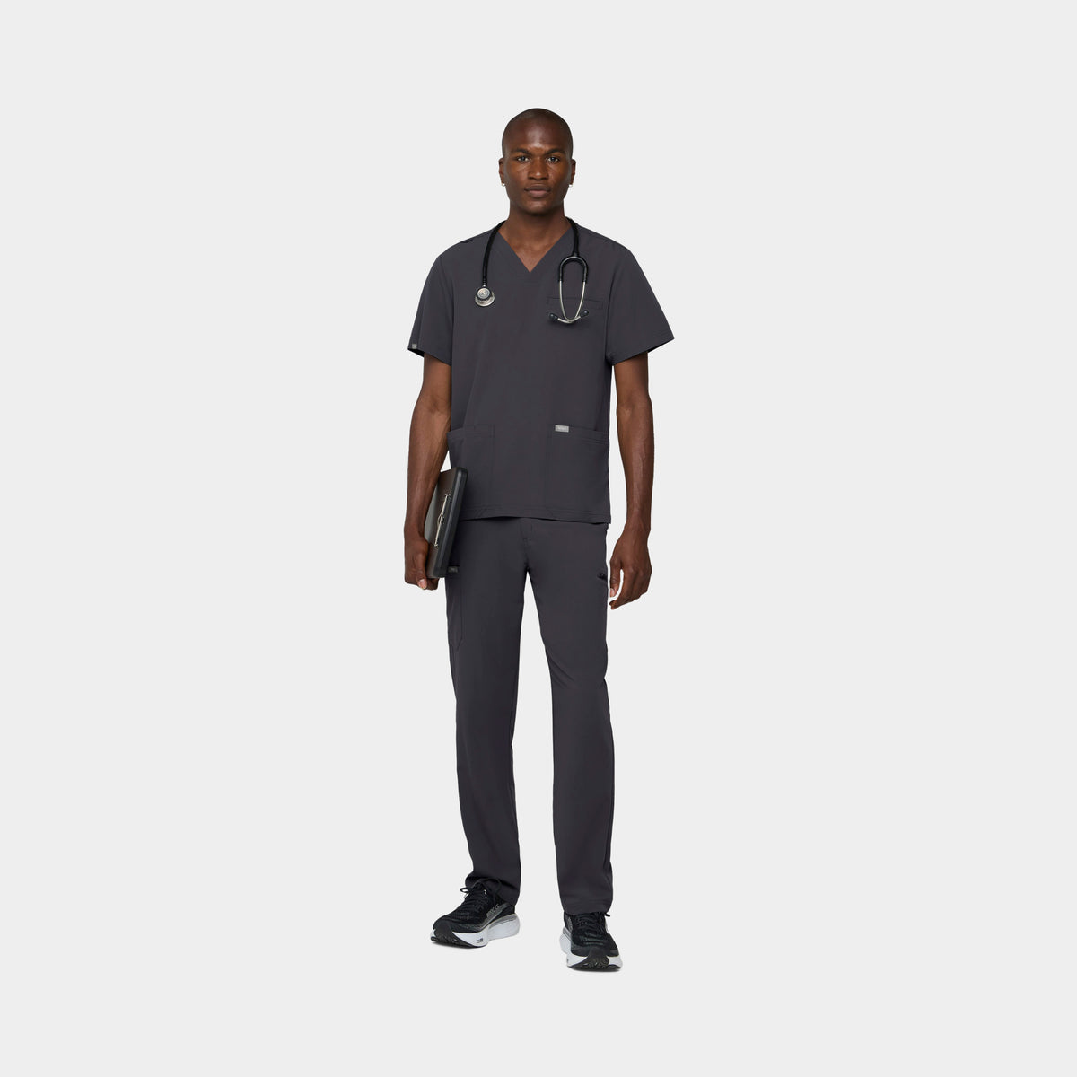 Men's 3-Pocket V-Neck Scrub Top