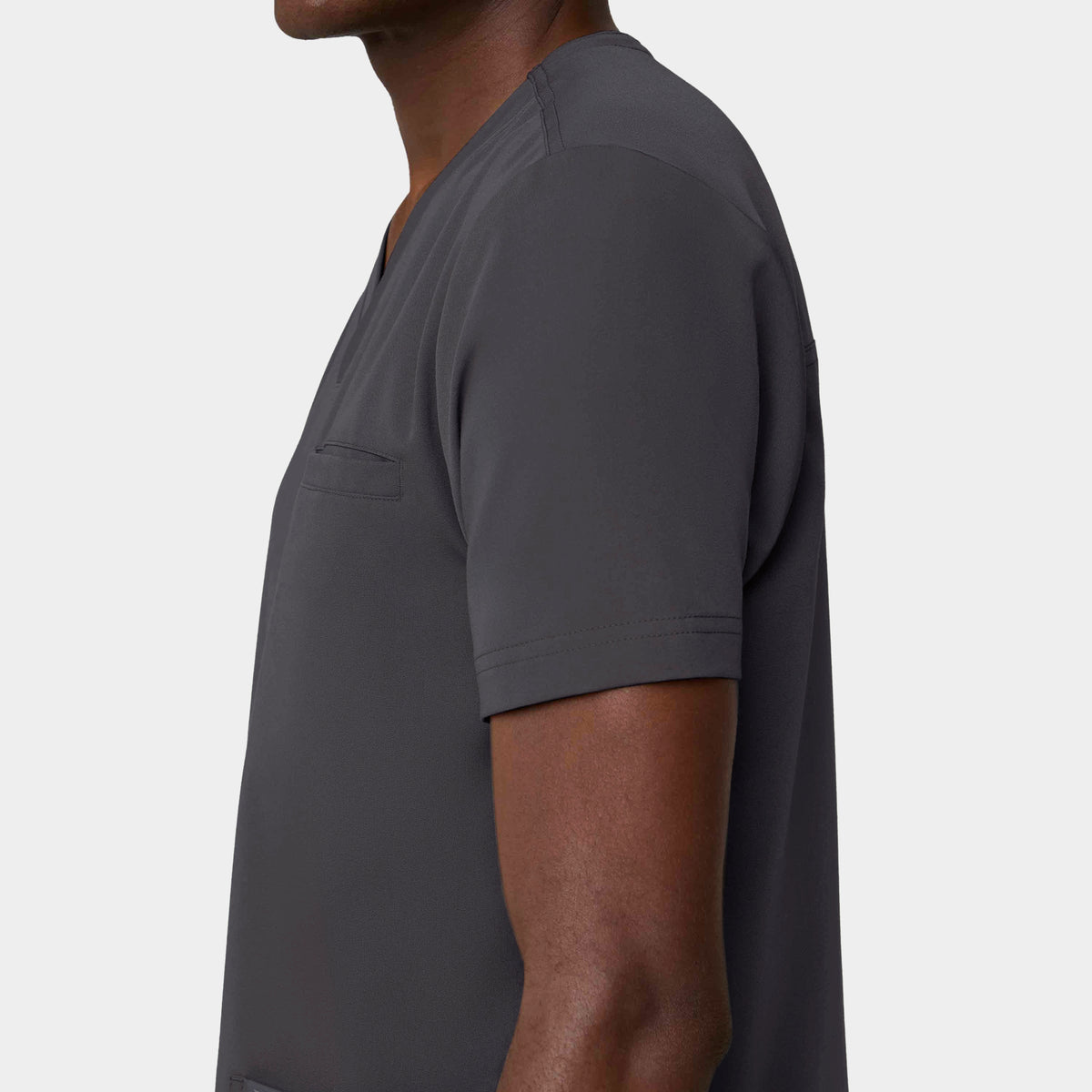 Men's 3-Pocket V-Neck Scrub Top