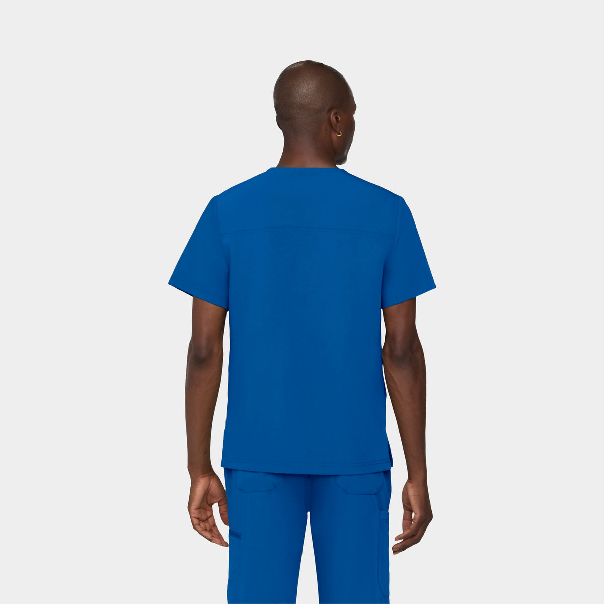 Men's 3-Pocket V-Neck Scrub Top