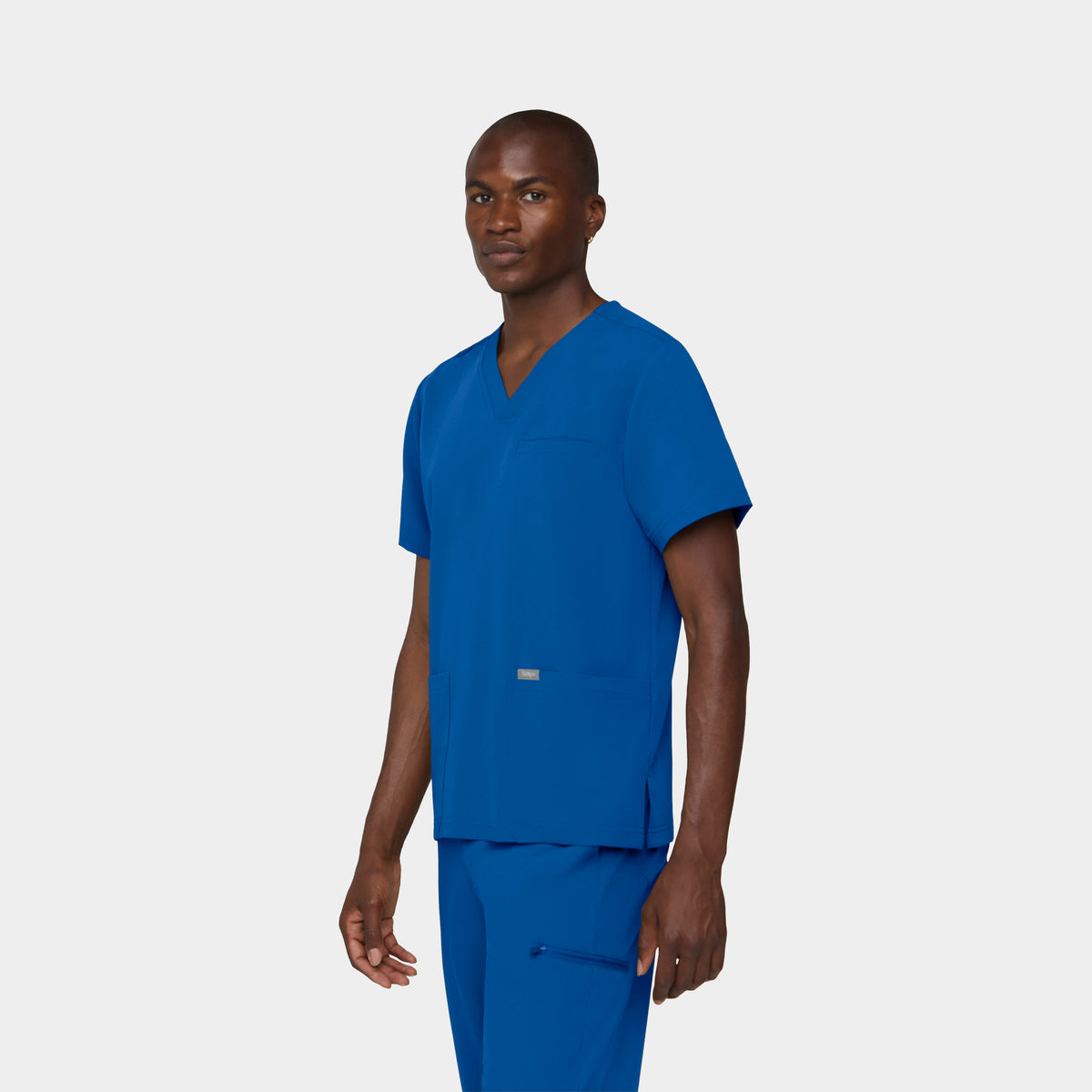 Men's 3-Pocket V-Neck Scrub Top