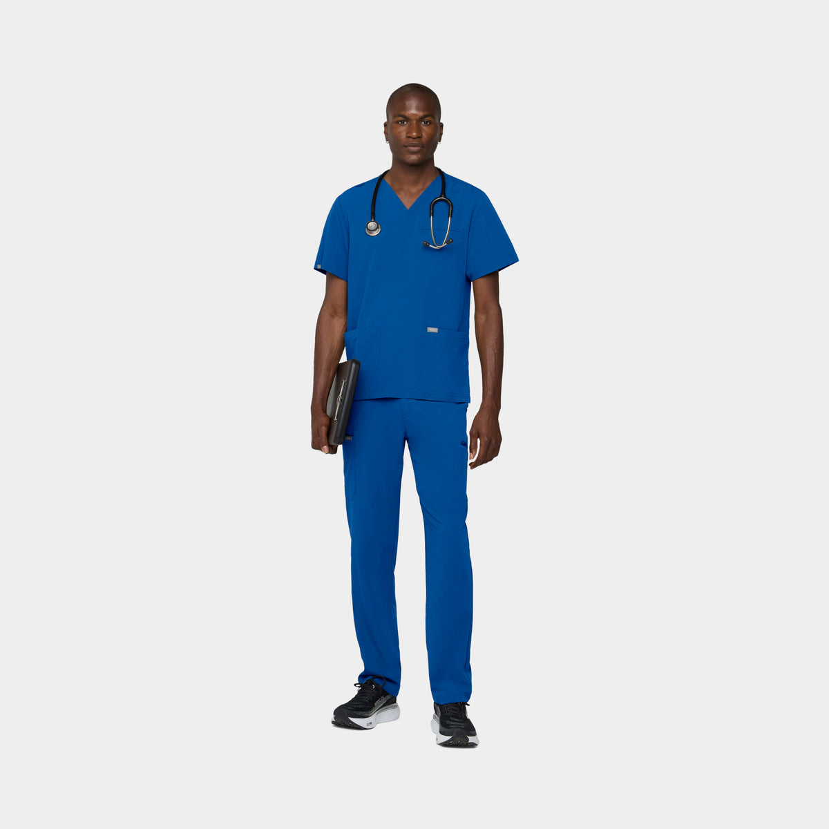 Men's 3-Pocket V-Neck Scrub Top