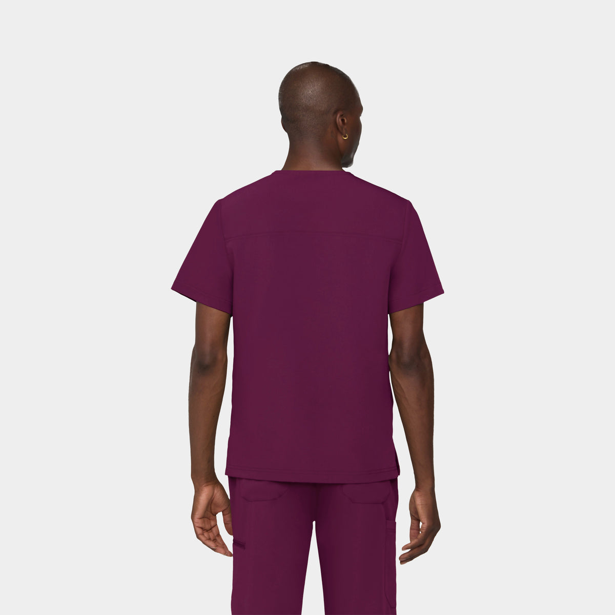 Men's 3-Pocket V-Neck Scrub Top