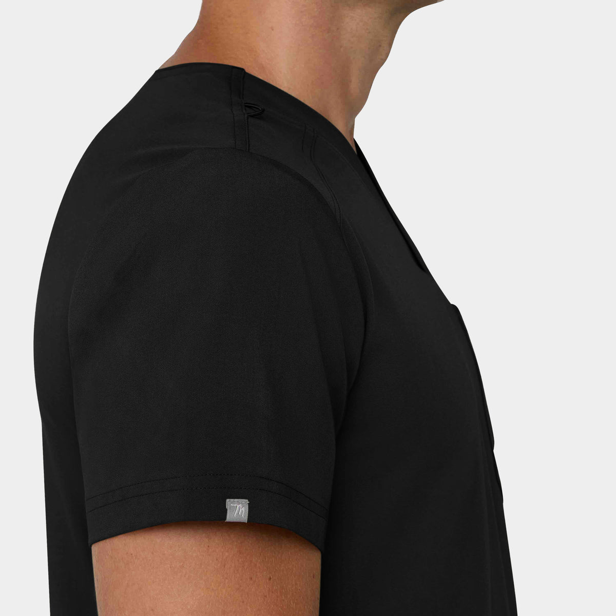 Men's Tuckable 1-Pocket V-Neck Scrub Top