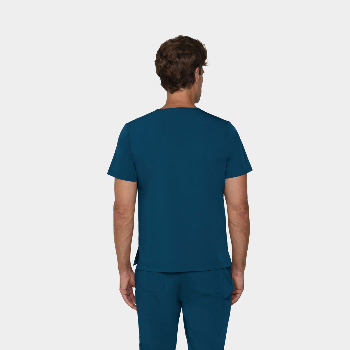 Men's Tuckable 1-Pocket V-Neck Scrub Top
