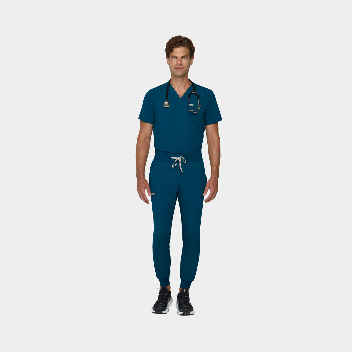 Men's Tuckable 1-Pocket V-Neck Scrub Top