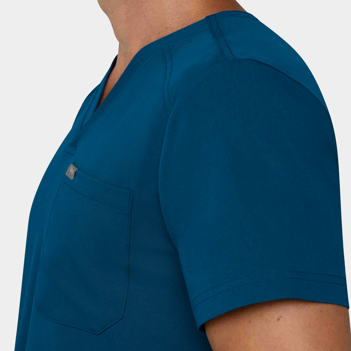 Men's Tuckable 1-Pocket V-Neck Scrub Top
