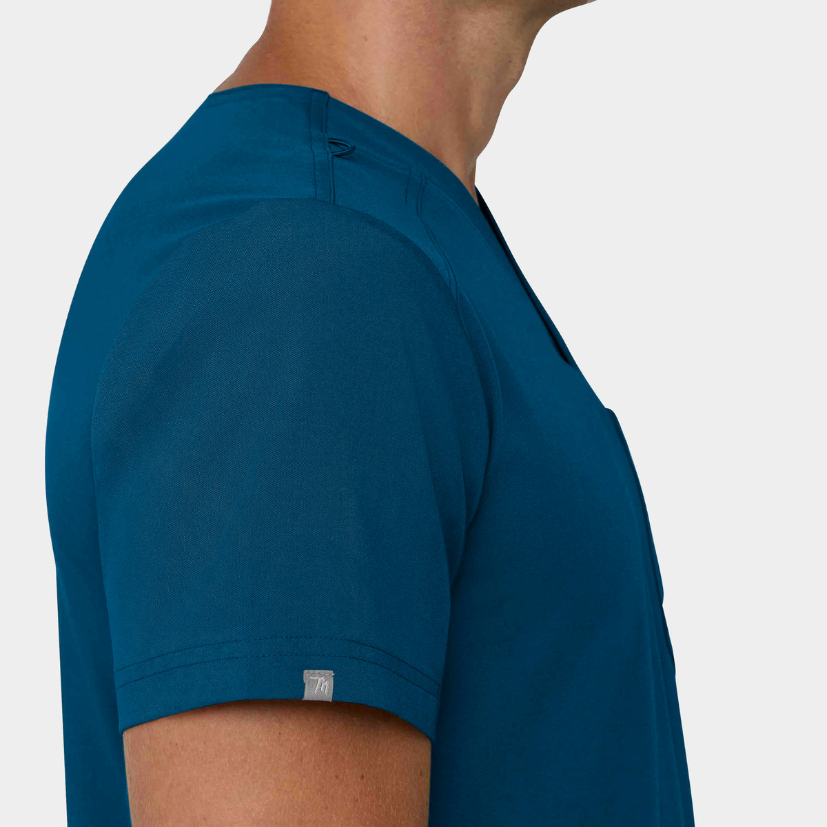 Men's Tuckable 1-Pocket V-Neck Scrub Top