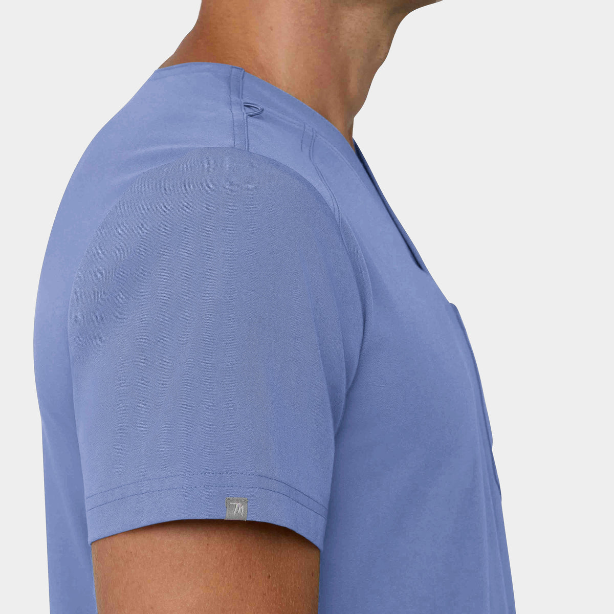 Men's Tuckable 1-Pocket V-Neck Scrub Top