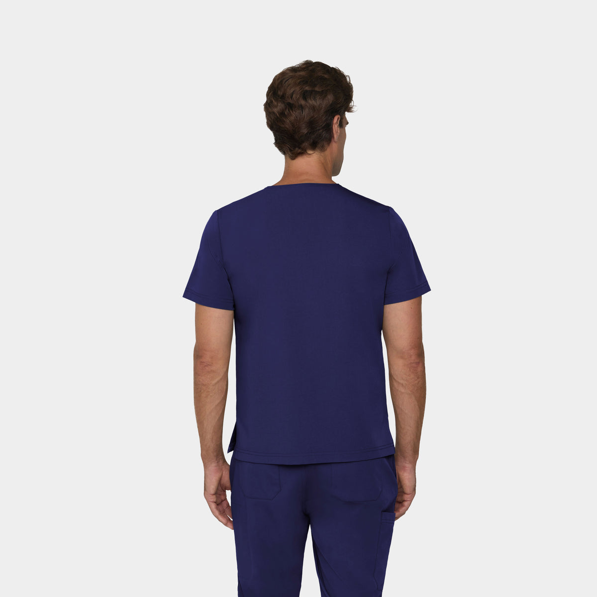 Men's Tuckable 1-Pocket V-Neck Scrub Top