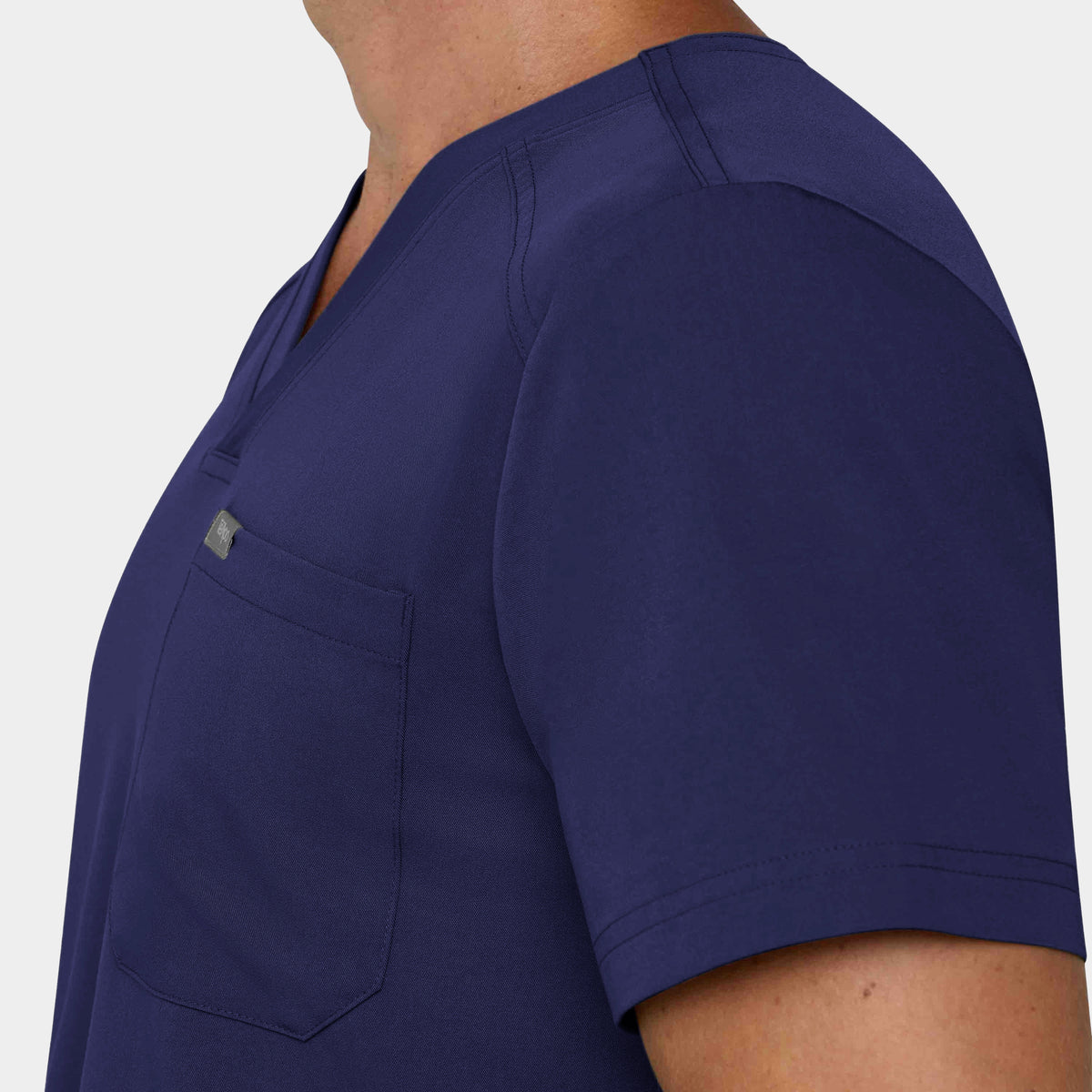 Men's Tuckable 1-Pocket V-Neck Scrub Top