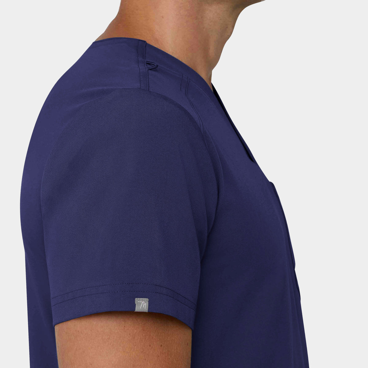 Men's Tuckable 1-Pocket V-Neck Scrub Top