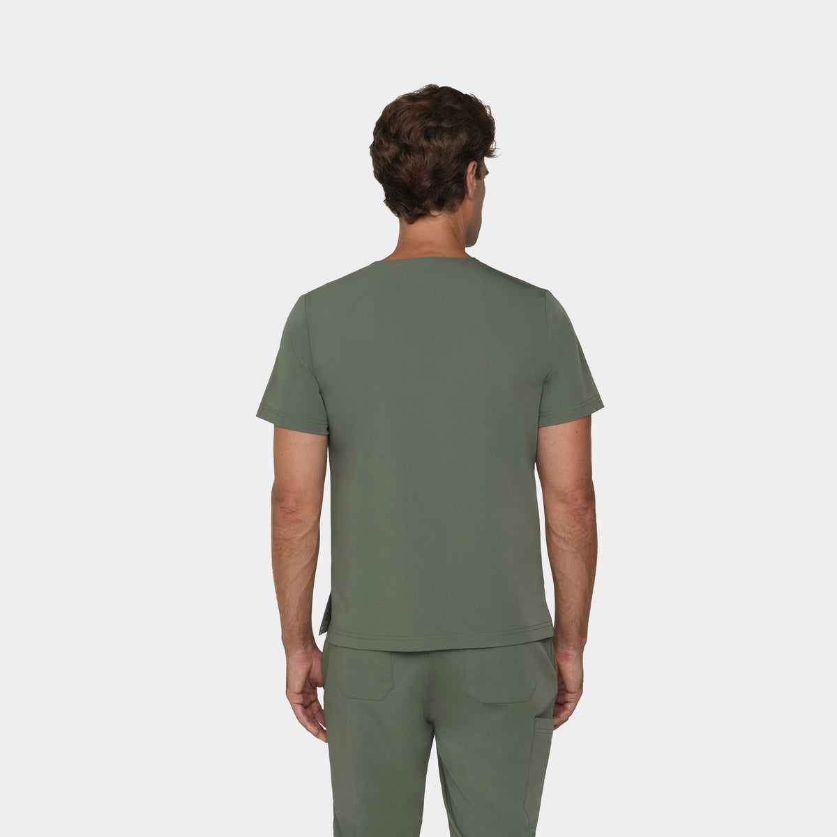 Men's Tuckable 1-Pocket V-Neck Scrub Top