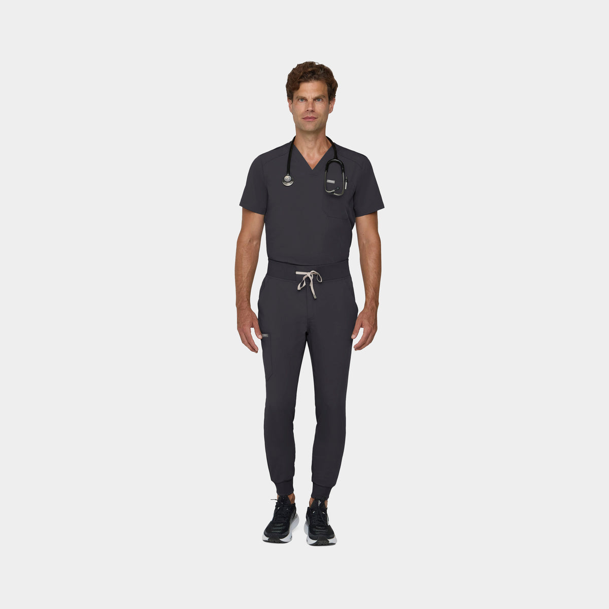 Men's Tuckable 1-Pocket V-Neck Scrub Top