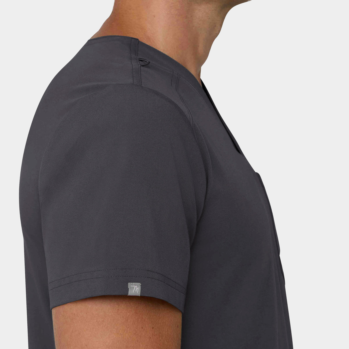 Men's Tuckable 1-Pocket V-Neck Scrub Top
