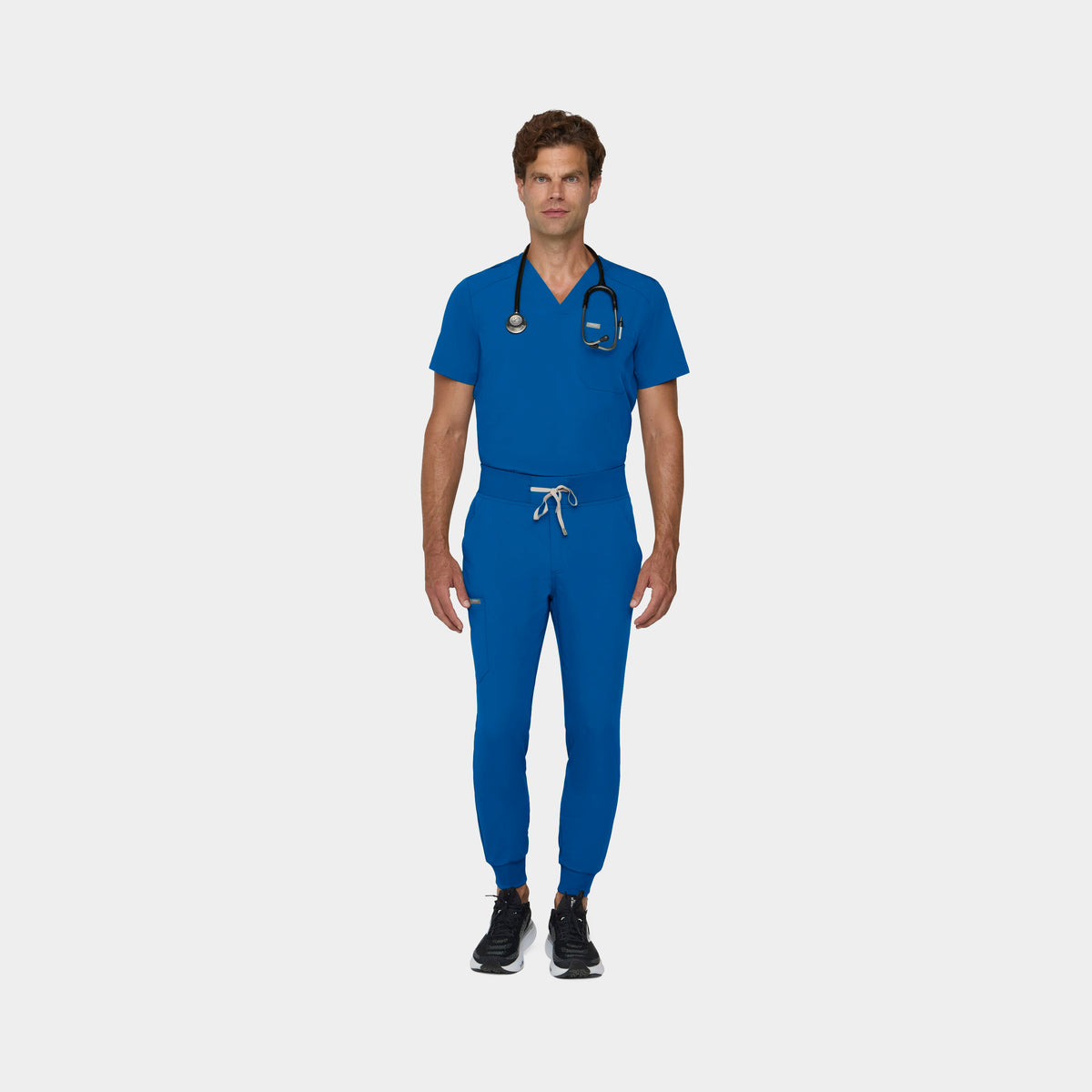 Men's Tuckable 1-Pocket V-Neck Scrub Top