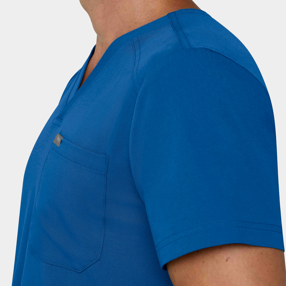 Men's Tuckable 1-Pocket V-Neck Scrub Top
