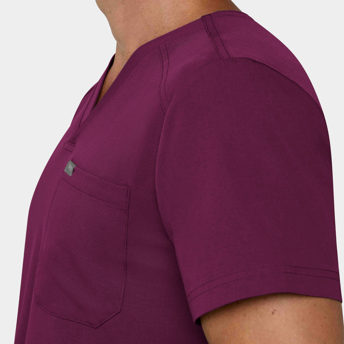 Men's Tuckable 1-Pocket V-Neck Scrub Top