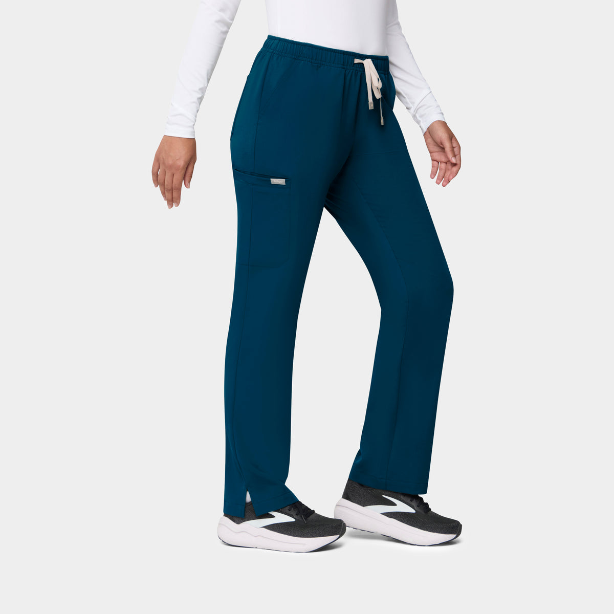 Women's 6-Pocket Straight Leg Scrub Pant