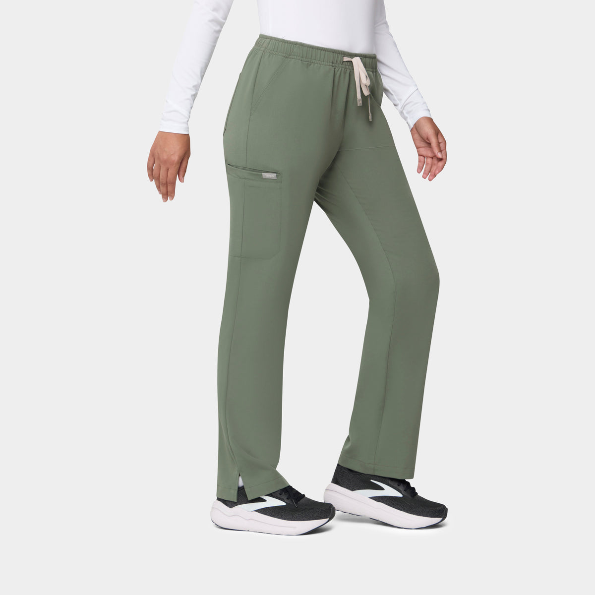 Women's 6-Pocket Straight Leg Scrub Pant
