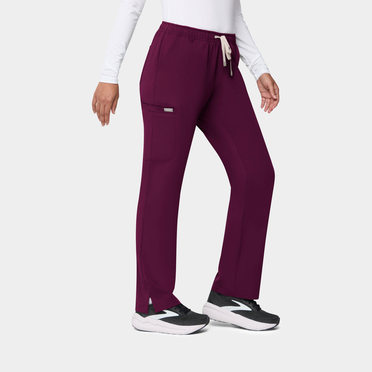 Women's 6-Pocket Straight Leg Scrub Pant