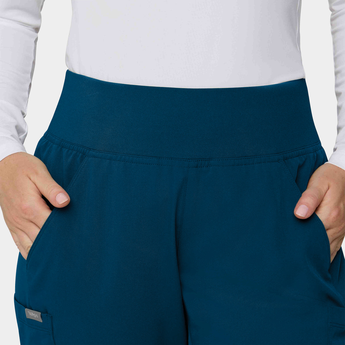 Women's 6-Pocket Flare Leg Scrub Pant