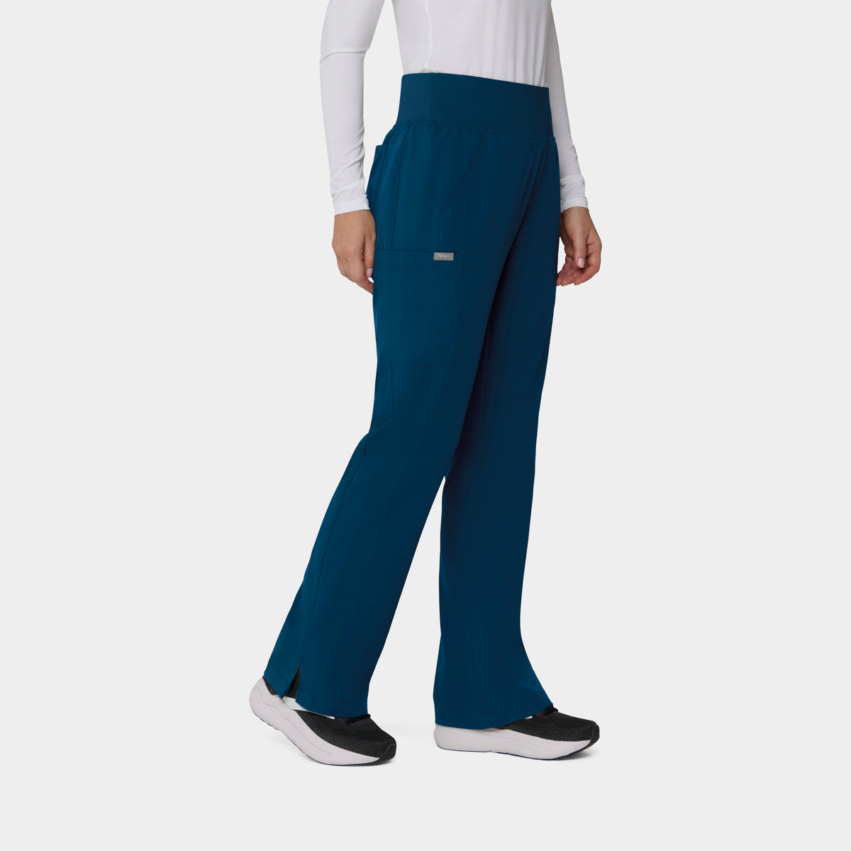Women's 6-Pocket Flare Leg Scrub Pant