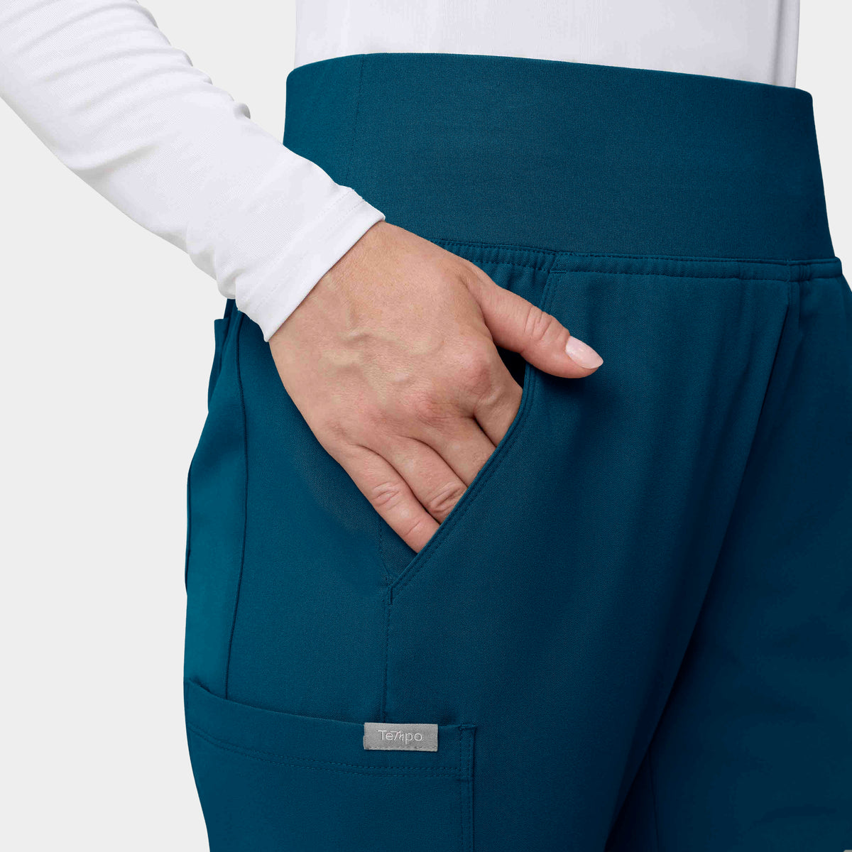 Women's 6-Pocket Flare Leg Scrub Pant