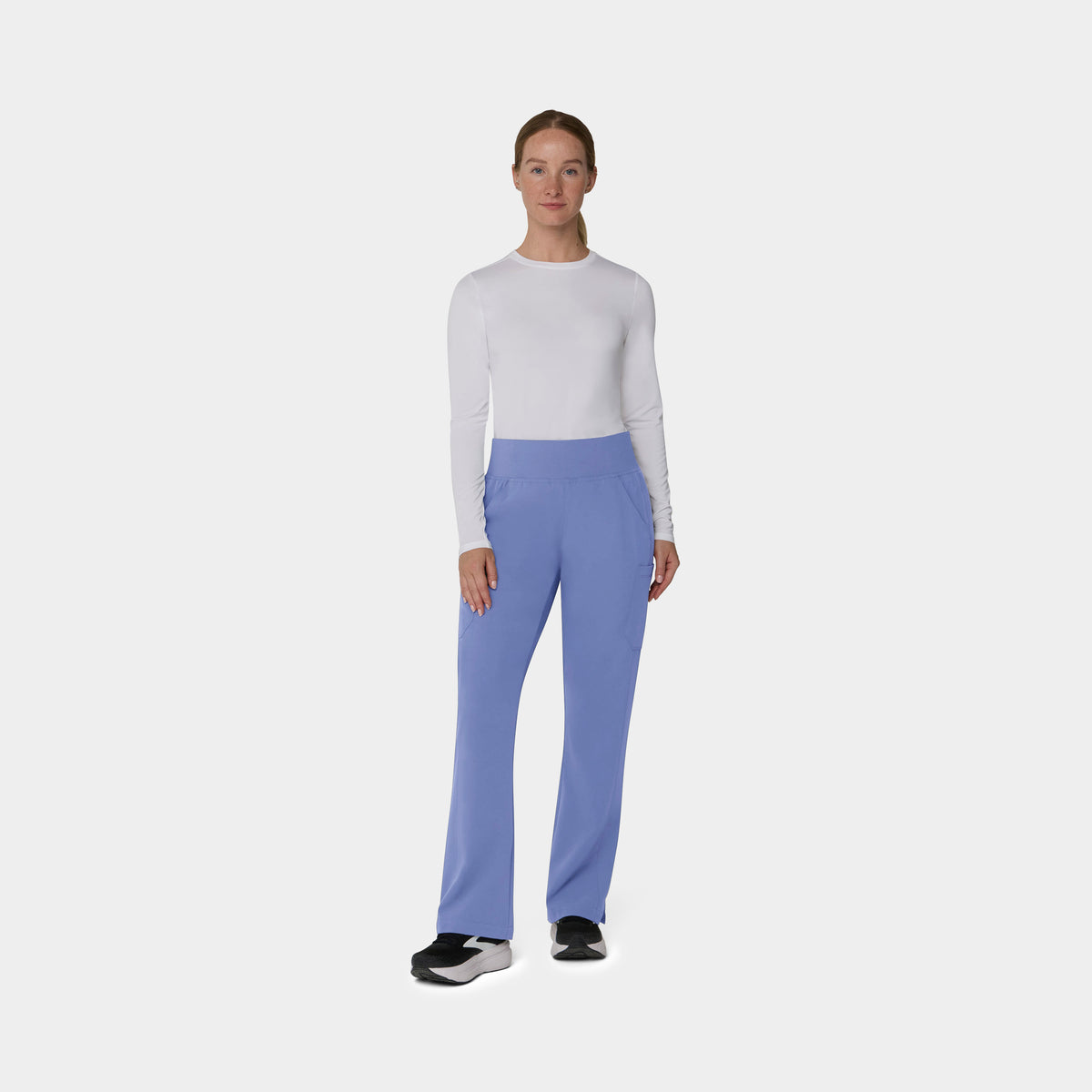 Women's 6-Pocket Flare Leg Scrub Pant