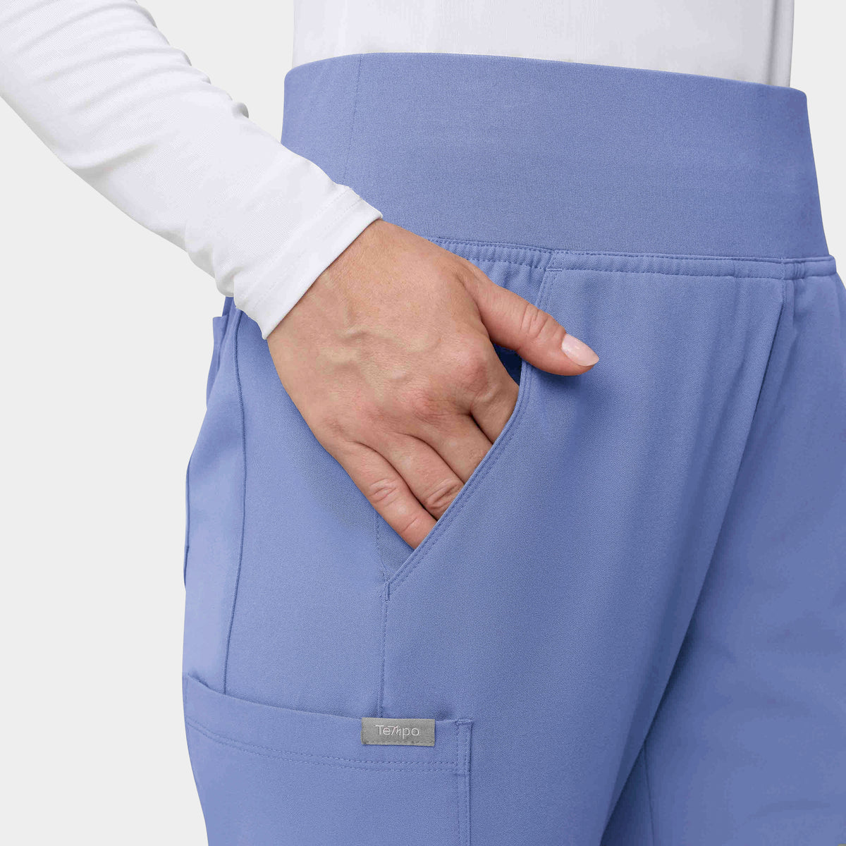 Women's 6-Pocket Flare Leg Scrub Pant