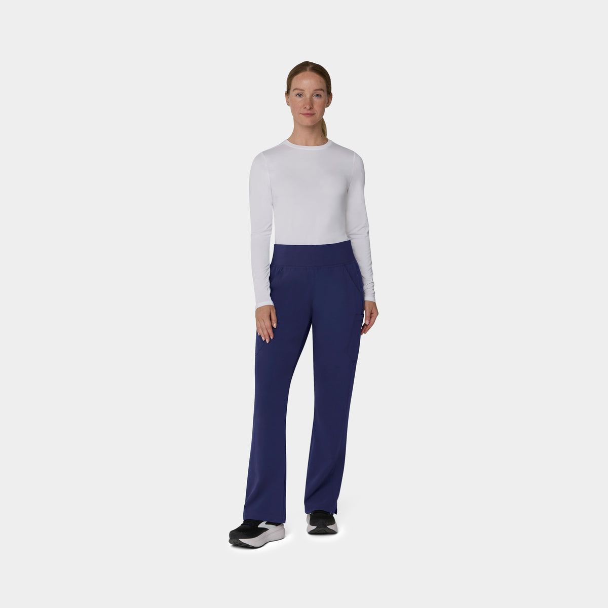 Women's 6-Pocket Flare Leg Scrub Pant