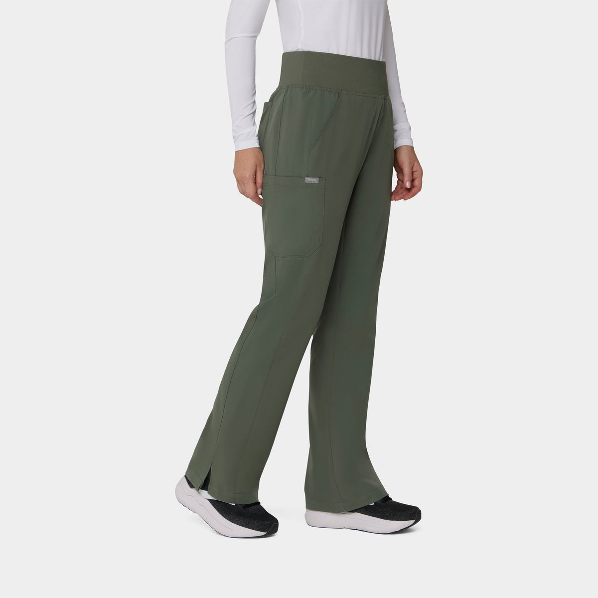 Women's 6-Pocket Flare Leg Scrub Pant