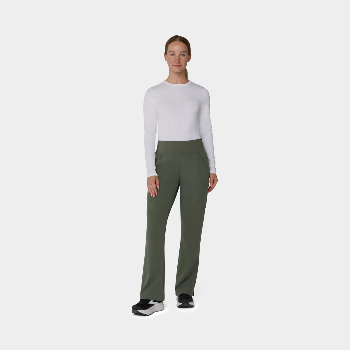 Women's 6-Pocket Flare Leg Scrub Pant