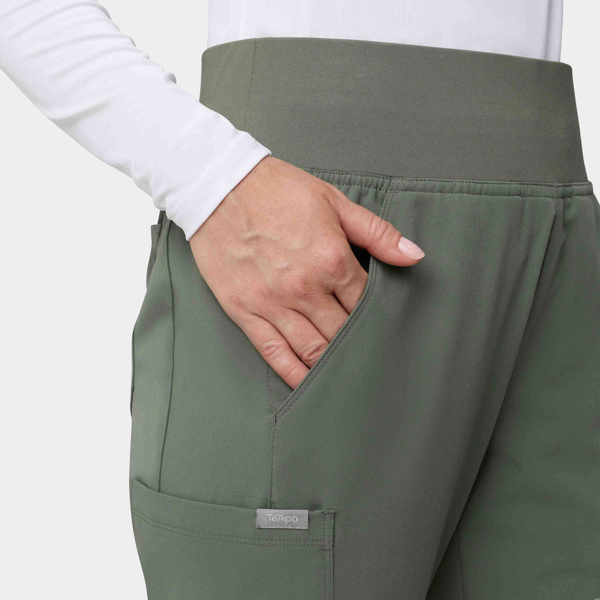Women's 6-Pocket Flare Leg Scrub Pant