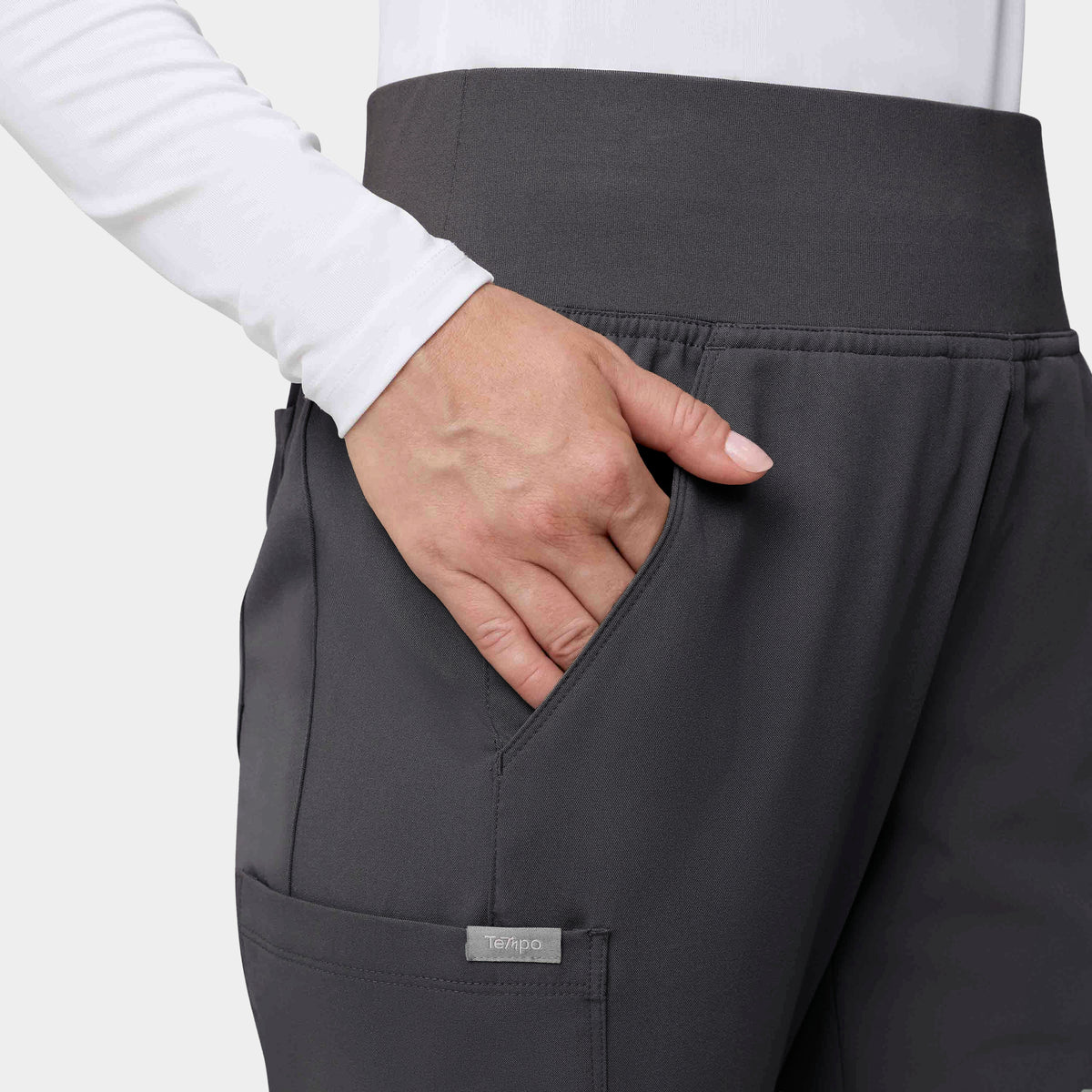 Women's 6-Pocket Flare Leg Scrub Pant