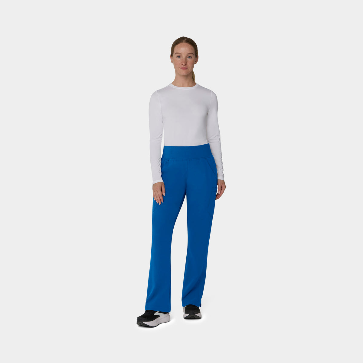 Women's 6-Pocket Flare Leg Scrub Pant