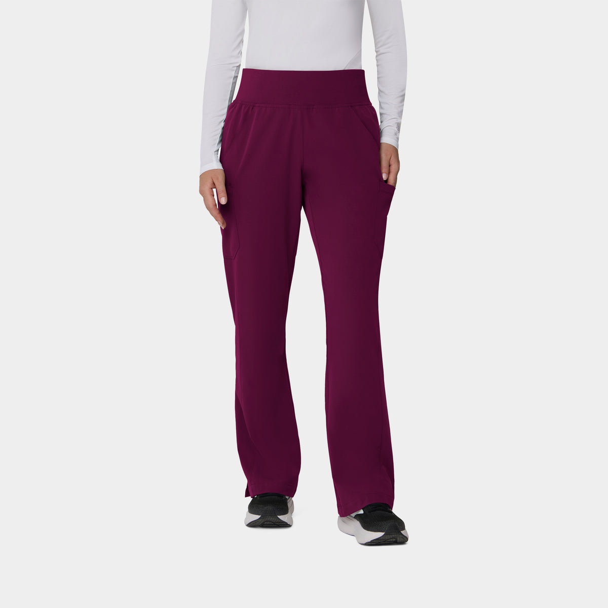 Women's 6-Pocket Flare Leg Scrub Pant